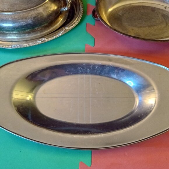 Various oval oblong tray serving dish dinnerware - Picture 13 of 16